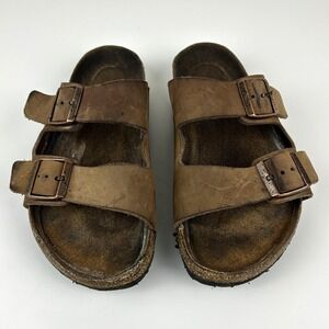 Birkenstock‎ Sandals EU 41 Womens 10 Mens 8 Arizona Unisex Brown Leather